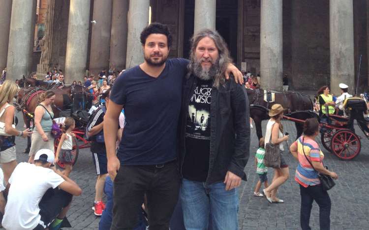 Luca Lampariello and Anthony Metivier in Rome