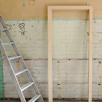 how to renovate a Memory Palace feature image of a ladder and door frame