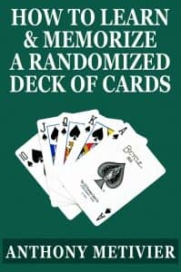 How to Learn and Memorize A Randomized Deck of Cards Book Cover by Anthony Metivier