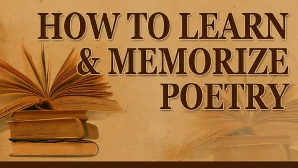 How to Learn and Memorize Poetry Course Image