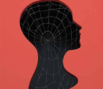head filled with cobwebs to evoke a prison for prison of memory podcast episode