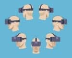 Image of heads wearing VR masks to illustrate a concept on How To Enhance Your Memory With Virtual Memory Palaces