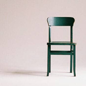 image of a chair in a minimalist room