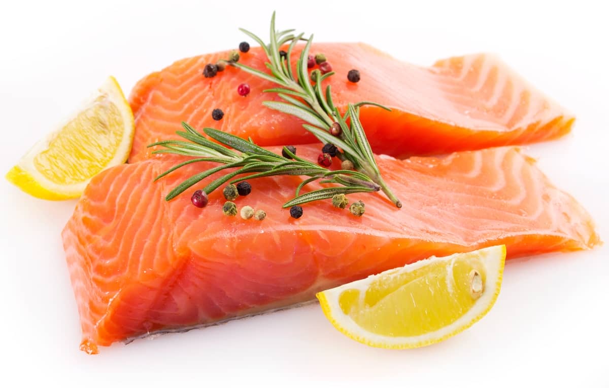 Image of two salmon fillets