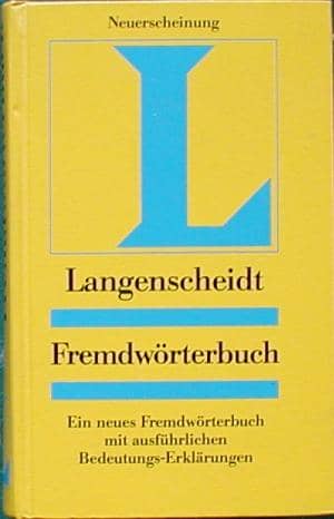 Langenscheidt Monolingual dictionary cover for language learning using a Memory Palace network