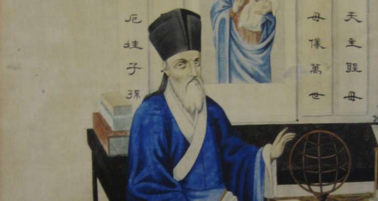 Image of Matteo Ricci who not only had great bilingualism, but was also a mnemonist