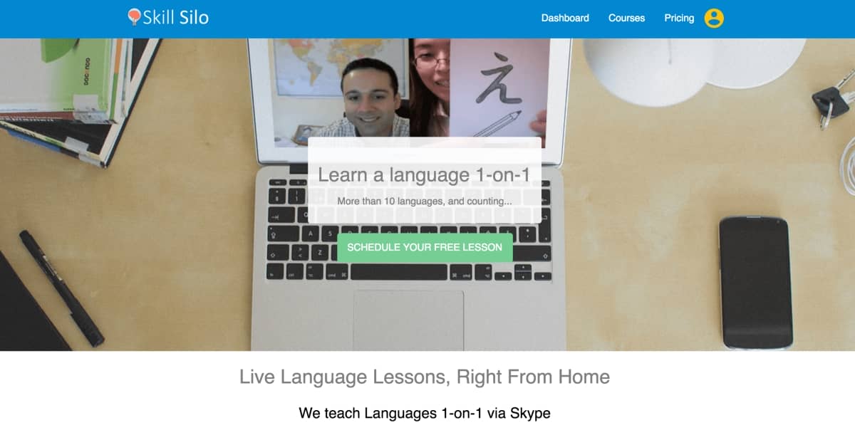 learn languages online with skill silo