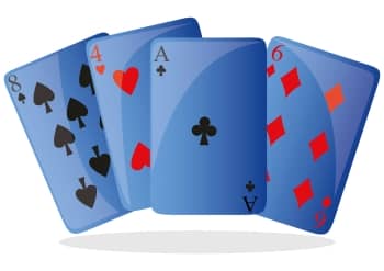 Image of playing cards to illustrate having a card memory system using mnemonics