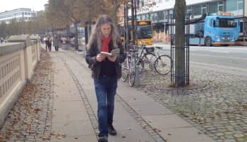 Anthony Metivier using his re-reading strategy in Denmark
