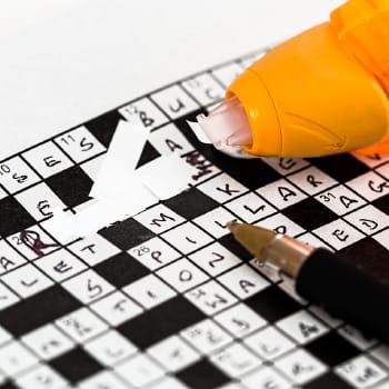 Brain games: Crossword puzzles and artistic hobbies can lower