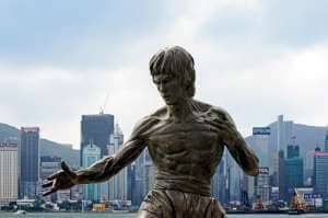 Bruce Lee statue to express memory method flexibility benefits