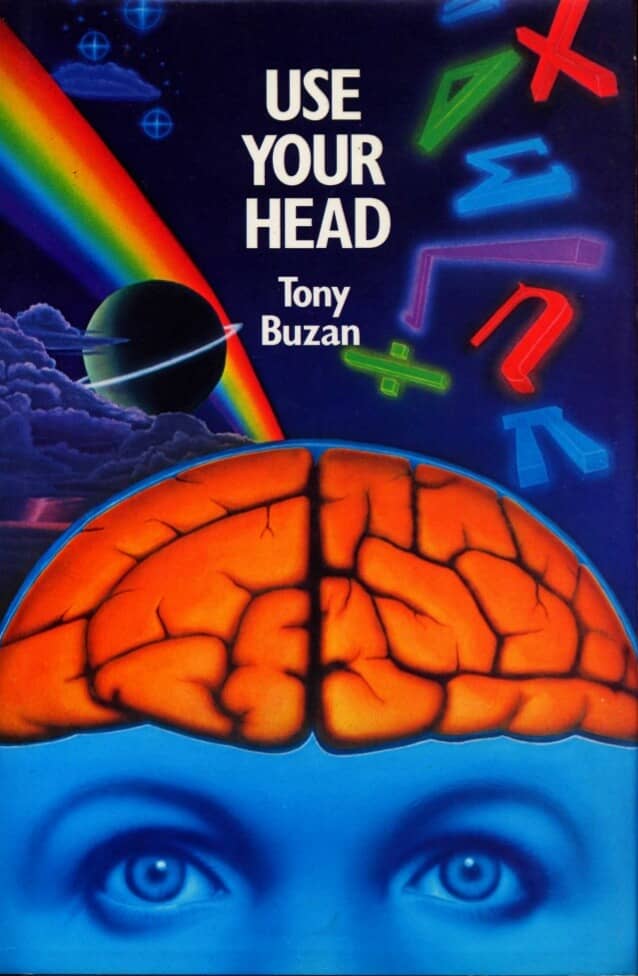 Tony Buzan Book Cover of Use Your Head Early Mind Map Teaching Magnetic Memory Method Blog