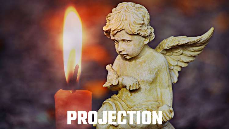 Image of An Angel with a Candle to Illustrate The Candle Exercise For Multi Sensory Visualization Exercise Projection