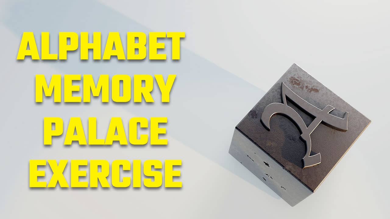 The Alphabet Memory Palace Exercise Image of Letter A
