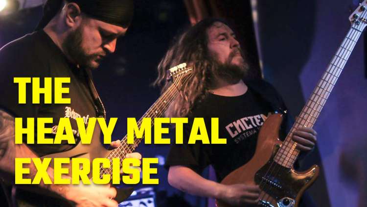 The Heavy Metal Memory Palace Exercise Image of Anthony Metivier with Sergio Klein of The Outside circa 2013