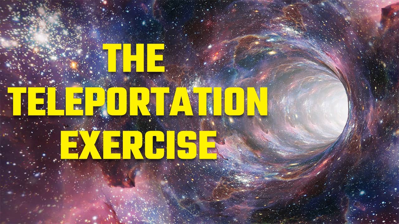 The Teleportation Memory Palace Exercise Image of Wormhole to illustration the concept