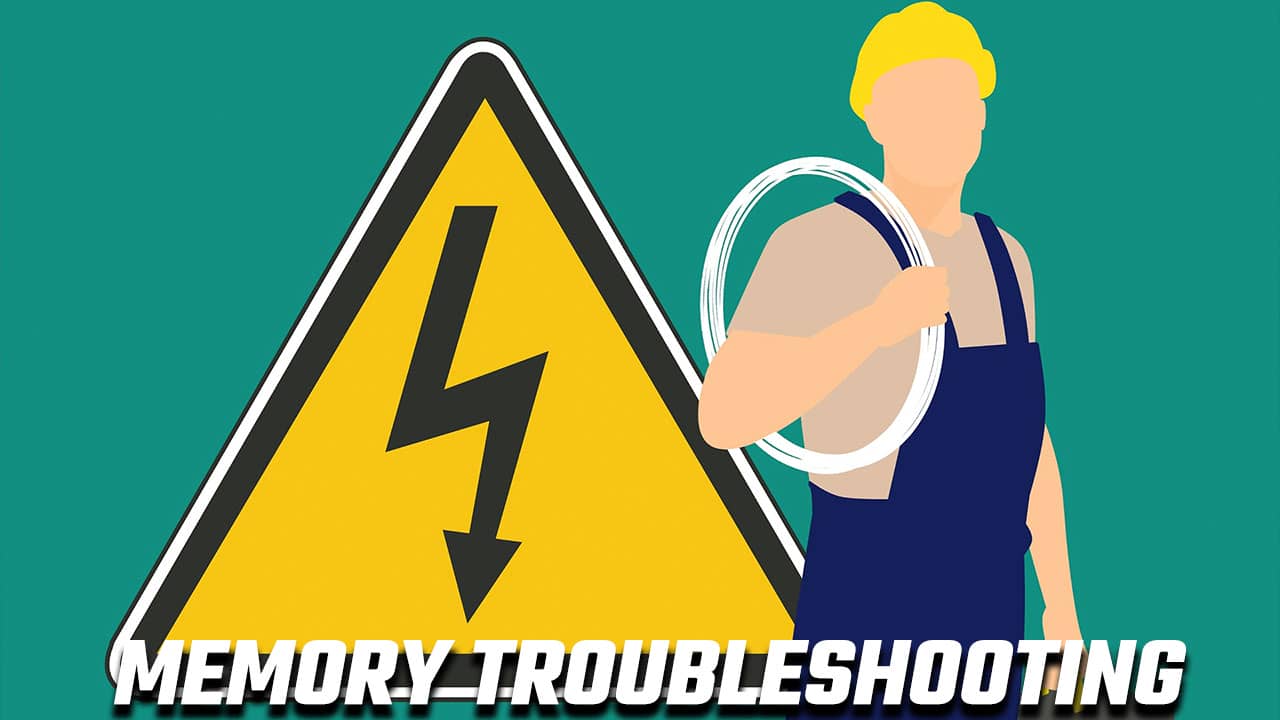 Image of an electrician to illustrate a concept in memory training troubleshooting