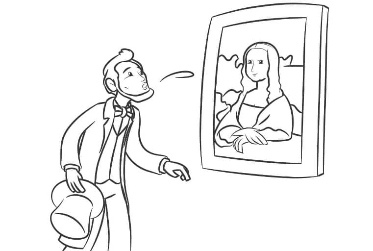 Abraham Lincoln Mnemonic Example for German