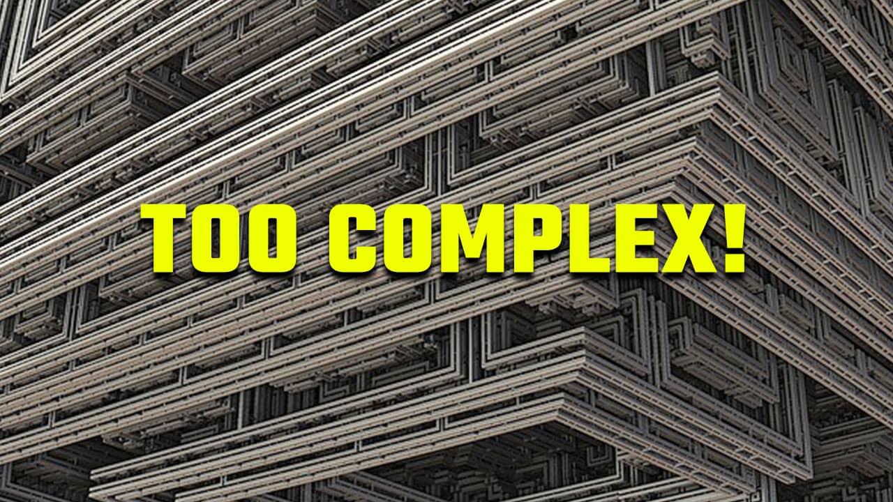 Image of complex architecture to express how people use the method of loci in advanced ways too soon