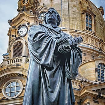 Dresden sculpture of man with Bible for Memorizing Psalms without a Memory Palace podcast