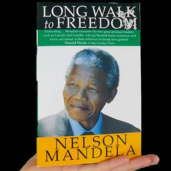 Long walk to freedom by Nelson Mandela in the hand of Anthony Metivier for Mandela Effect Magnetic Memory Method Blog Feature Image