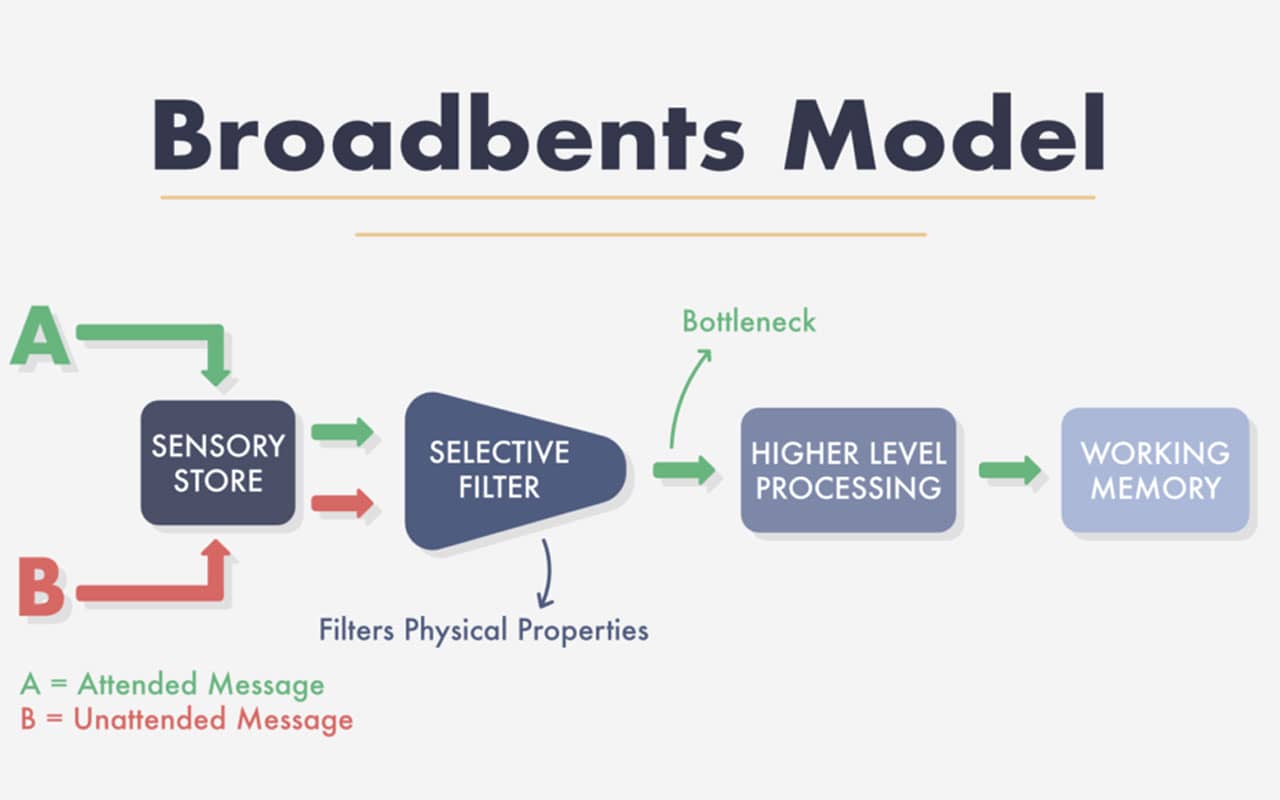 Broadbents Model of selective filtering
