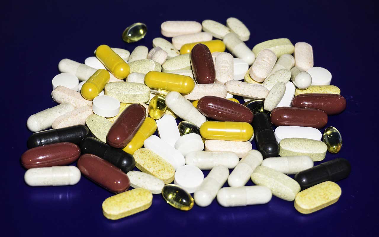 A pile of supplements, some of which claim to have memory-boosting effects.