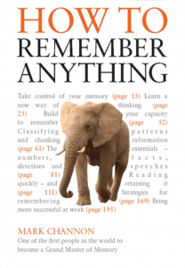 How to Remember Anything, Mark Channon, Cover