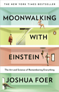 Moonwalking with Einstein, Joshua Foer, Cover