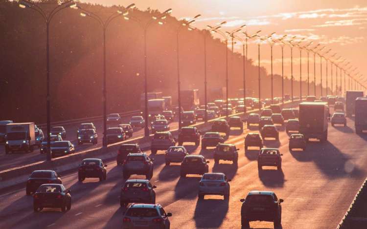 Cars in traffic. Your attention is useful when listening to music or podcasts while sitting in traffic.