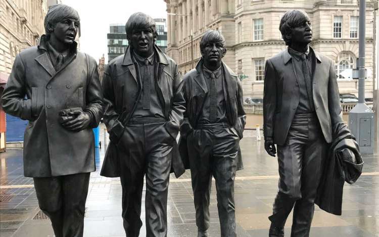 Statues of the Beatles in Liverpool, UK. The four band members can be used as part of your visualization reading strategy to start small.