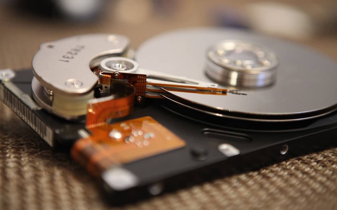 An open computer hard drive. Your brain has space for a lot of memorized information, but you should make a plan to carefully store it before beginning to memorize.