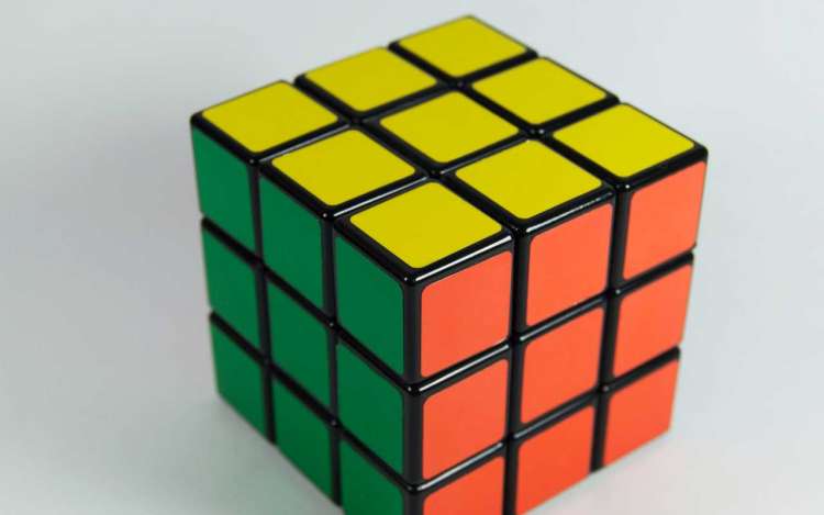 A Rubik's cube, a type of brain exercise that can help improve memory.