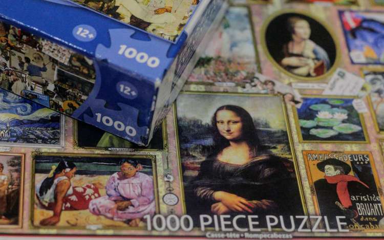 A 1000-piece puzzle of famous artwork. Creating a system and choosing a specific number of things to learn can help you become a polyglot.