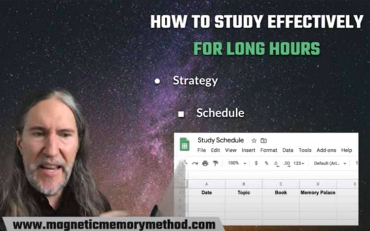 How to Study Effectively for Long Hours, a YouTube Livestream by Anthony, where he discussed how to create a study schedule.