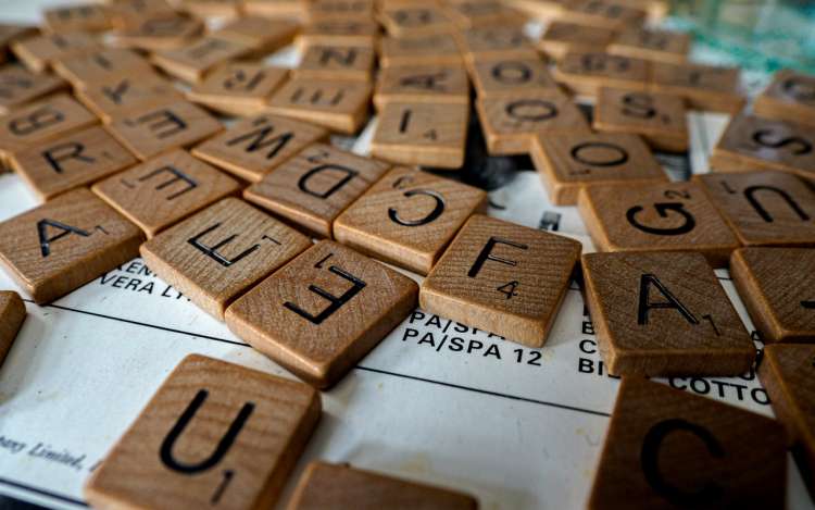 wooden alphabet