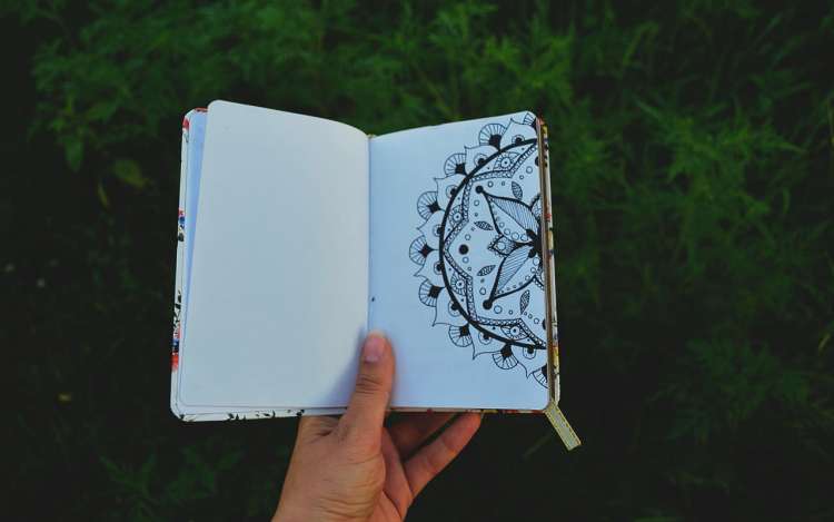 a opened journal