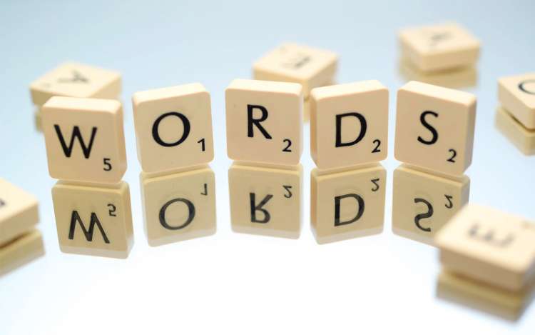 image of words