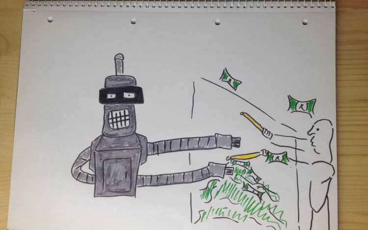 visual memory exercise example of bender from futurama