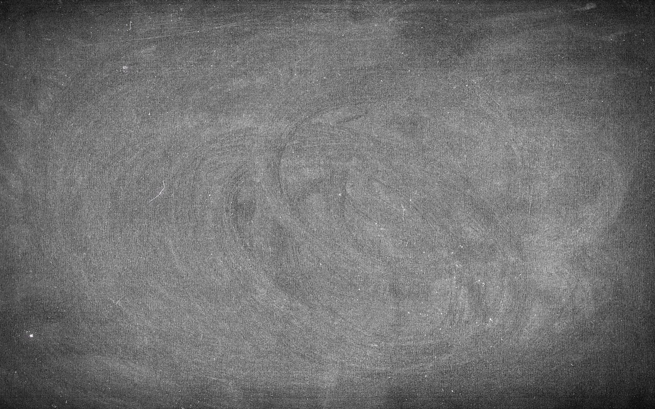 a big chalkboard