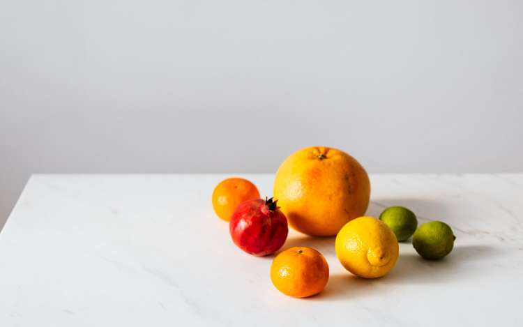 citrus fruits on a table