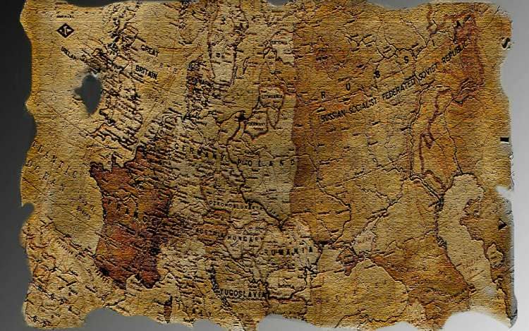 an old treasure map