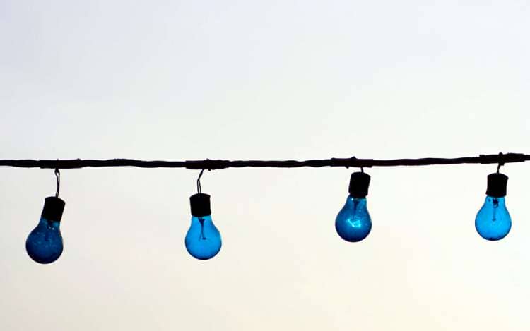 blue bulb ideas
