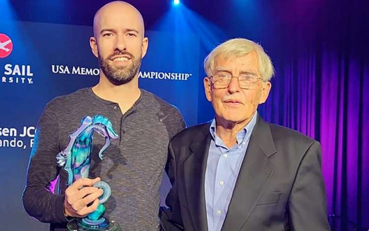 John Graham 2018 and 2022 USA Memory Champion with Tony Dottino