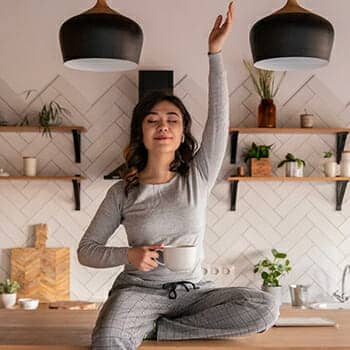 pattern break feature image of a woman stretching out