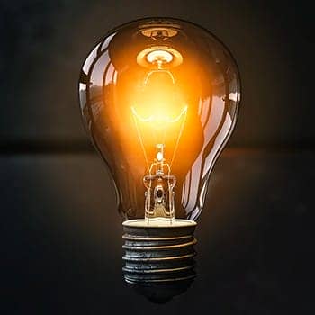 memory strategies feature image of a lightbulb