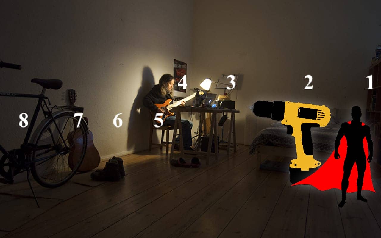 Memory Palace example for the word drill