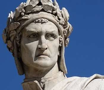 Renaissance Man feature image of a statue of Dante
