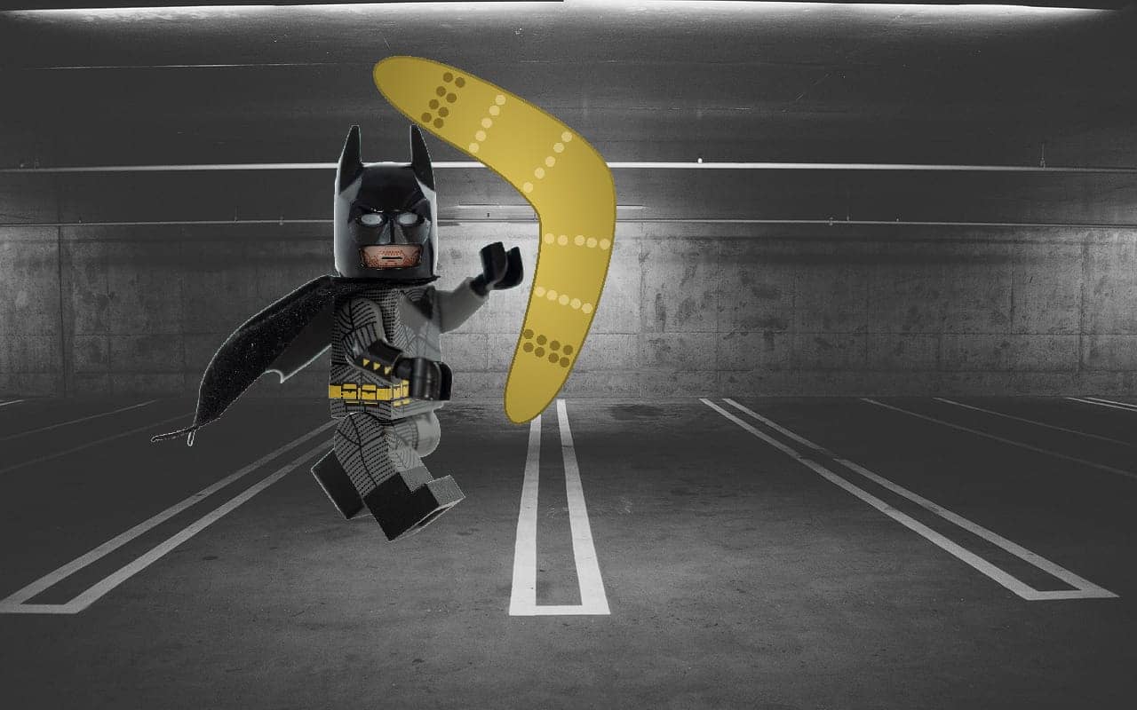 Example of using simple mnemonics to remember where you parked